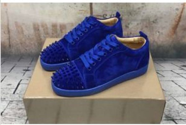2019-20 designer sneakers red bottom shoe low cut suede spike luxury shoes for men and women shoes party wedding crystal leather sneakers, Black
2019-20 designer sneakers red bottom shoe low cut suede spike luxury shoes for men and women shoes party wedding crystal leather sneakers, Black