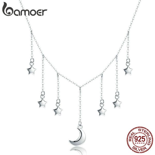 bamoer real 925 sterling silver star chain sparkling moon starry pendant necklaces for women sterling silver jewelry scn301
bamoer real 925 sterling silver star chain sparkling moon starry pendant necklaces for women sterling silver jewelry scn301