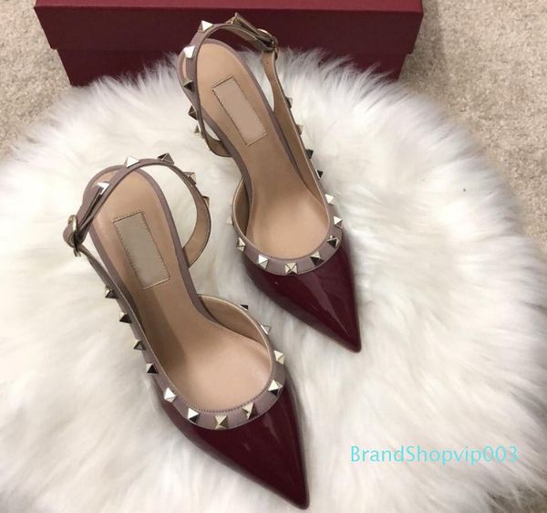 fashion women pumps casual designer gold matt leather studded spikes slingback high heels shoes #2018, Black
fashion women pumps casual designer gold matt leather studded spikes slingback high heels shoes #2018, Black