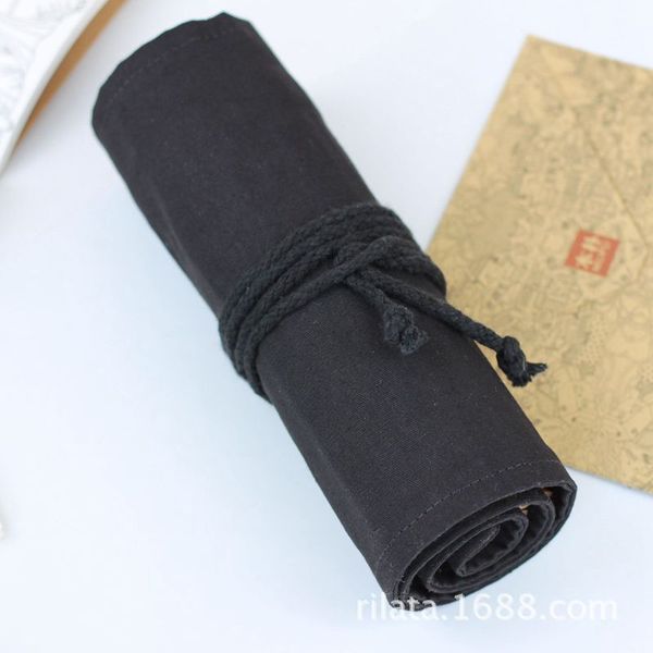 black roll pencil case big 36/48/72 holes back to school pencilcase for girl boy penal pen bag canvas large cartridge stationery
black roll pencil case big 36/48/72 holes back to school pencilcase for girl boy penal pen bag canvas large cartridge stationery
