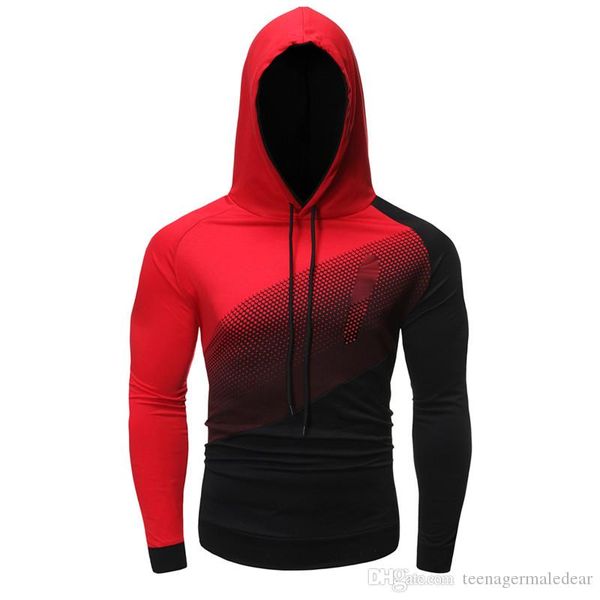 mens designer t shirts gradient panelled autumn casual slim long sleeved hooded pullover t shirts mens fashion tees, White;black
mens designer t shirts gradient panelled autumn casual slim long sleeved hooded pullover t shirts mens fashion tees, White;black