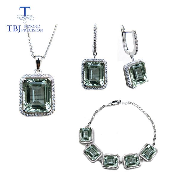 tbj,natural green amethyst gemstone jewelry necklaces and earrings set in 925 silver gemstone jewelry for women with gift box, Black
tbj,natural green amethyst gemstone jewelry necklaces and earrings set in 925 silver gemstone jewelry for women with gift box, Black