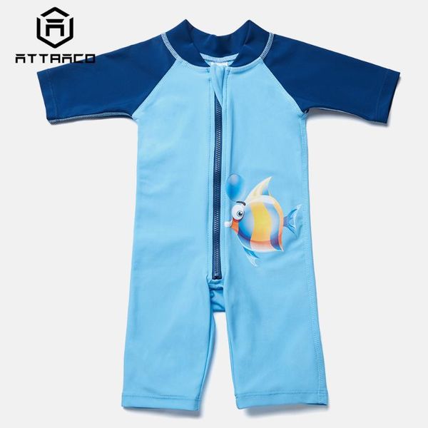 attraco one-piece baby boy's zipper swimwear kids rashguard swimsuit child short sleeve rash guard upf 50+ beach wear
attraco one-piece baby boy's zipper swimwear kids rashguard swimsuit child short sleeve rash guard upf 50+ beach wear