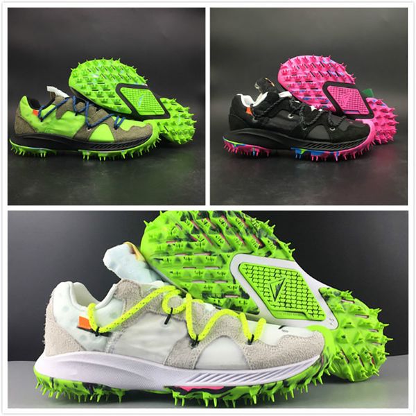 2019 designer white x zoom terra kiger 5 running shoes black pink white electric green white green black men womens sport sneakers with box
2019 designer white x zoom terra kiger 5 running shoes black pink white electric green white green black men womens sport sneakers with box
