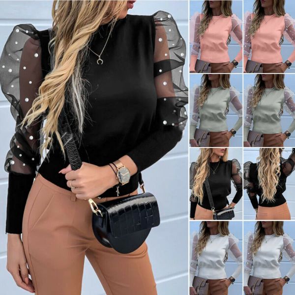 fashion women casual blouse holiday ladies baggy shirt blouse loose mesh lace lantern sleeve elegant female blusas clothes, White
fashion women casual blouse holiday ladies baggy shirt blouse loose mesh lace lantern sleeve elegant female blusas clothes, White