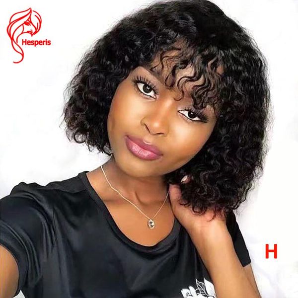 hesperis 13x6 lace front human hair wigs for women 180 density kinky curly human hair wig with bang brazilian remy wigs, Black;brown
hesperis 13x6 lace front human hair wigs for women 180 density kinky curly human hair wig with bang brazilian remy wigs, Black;brown