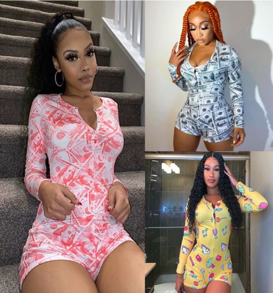 women home wear jumpsuit deep v printed long sleeve pajamas large size new ladies fashion t shirt party bodycon shorts clothes 336, Black;white
women home wear jumpsuit deep v printed long sleeve pajamas large size new ladies fashion t shirt party bodycon shorts clothes 336, Black;white