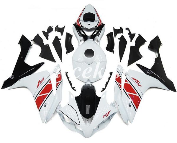 injection mold new abs motorcycle full fairings kit fit for yamaha yzf-r1 2007 2008 07 08 add tank cover bodywork set white matte
injection mold new abs motorcycle full fairings kit fit for yamaha yzf-r1 2007 2008 07 08 add tank cover bodywork set white matte