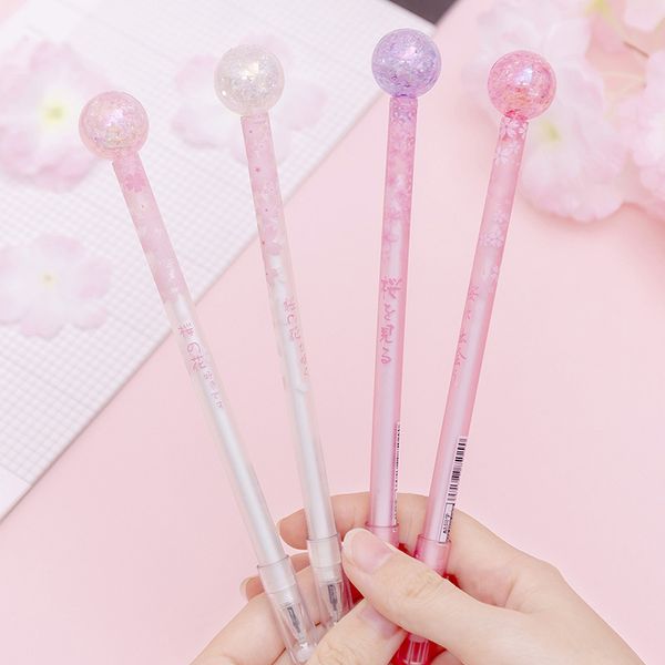 coloffice romantic beautiful ball gel pen cute sakura creative soft girl signature pen small fresh student black ink 1pc
coloffice romantic beautiful ball gel pen cute sakura creative soft girl signature pen small fresh student black ink 1pc