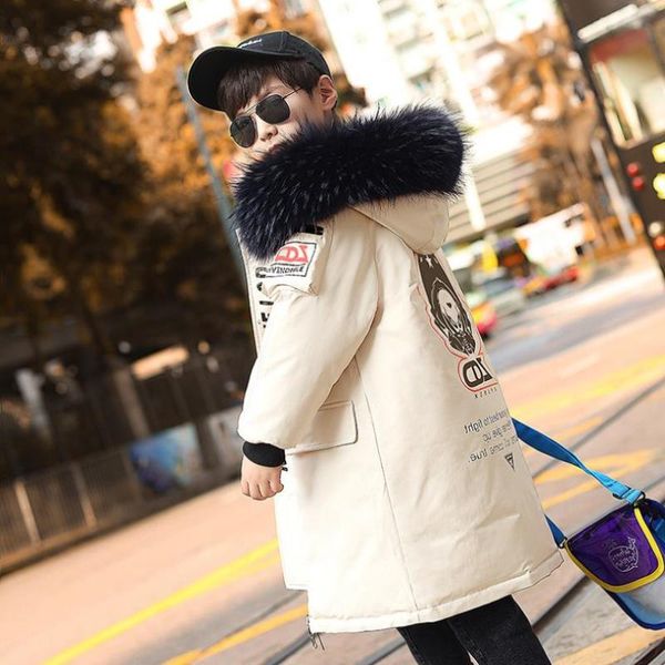 russia winter children oversize down coats thicker warm real fur collar boys outerwear modis kids duck down jackets parka y2464, Blue;gray
russia winter children oversize down coats thicker warm real fur collar boys outerwear modis kids duck down jackets parka y2464, Blue;gray