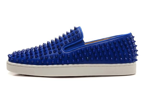 2019 new arrival red bottoms men women shoe fashion suede leather with studded spikes loafers rivets casual dress flatsl26, Black
2019 new arrival red bottoms men women shoe fashion suede leather with studded spikes loafers rivets casual dress flatsl26, Black
