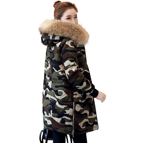 winter jacket women parka new fashion camouflage down cotton jacket thick warm long hooded outerwear women clothing, Black
winter jacket women parka new fashion camouflage down cotton jacket thick warm long hooded outerwear women clothing, Black