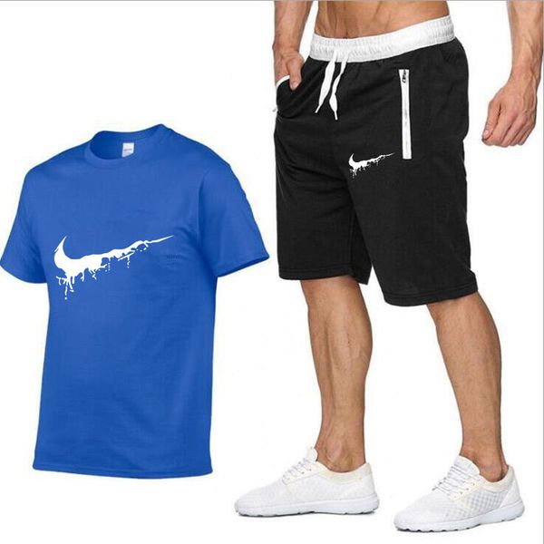 mens designer fashion tracksuit t shirt +shorts set summer short sleeve tracksuit gyms casual male t shirt 2 piece brand clothing size s-2xl, Gray
mens designer fashion tracksuit t shirt +shorts set summer short sleeve tracksuit gyms casual male t shirt 2 piece brand clothing size s-2xl, Gray