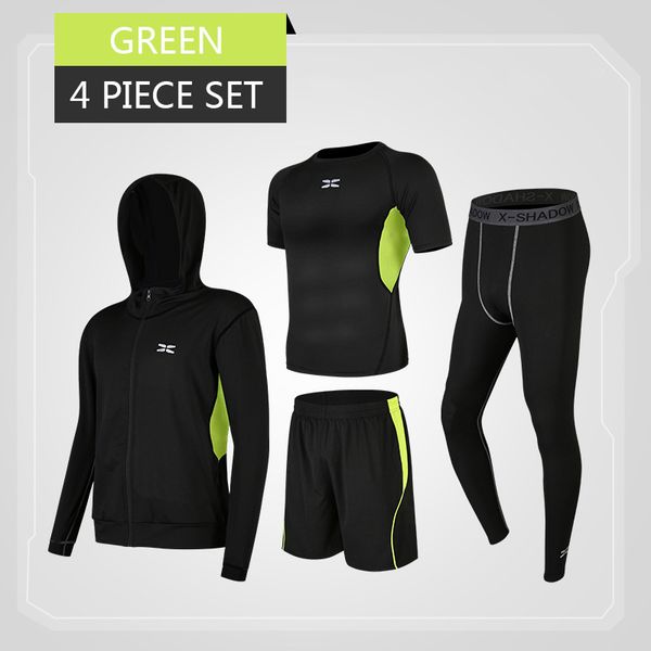 gym tight running set for men's sport suit outdoor jogging sports clothing men fitness sportswear dry fit training tracksuit, Black;blue
gym tight running set for men's sport suit outdoor jogging sports clothing men fitness sportswear dry fit training tracksuit, Black;blue