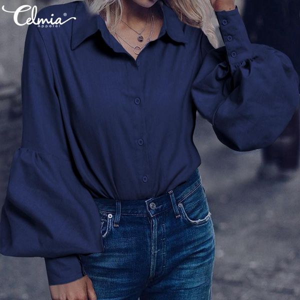fashion women long lantern sleeve elegant solid blouses 2020 autumn lapel casual shirts loose buttons office blusas 5xl, White
fashion women long lantern sleeve elegant solid blouses 2020 autumn lapel casual shirts loose buttons office blusas 5xl, White