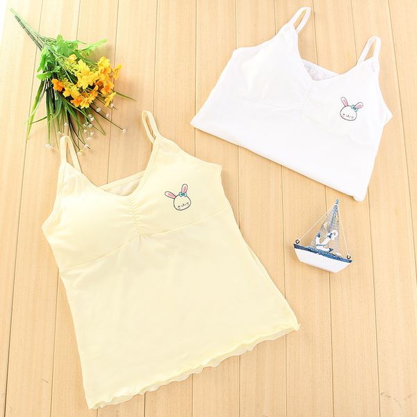 spring summer new style girls solid color pure cotton camisole activity cup underwear base pure cotton girls' camisole, Black;white
spring summer new style girls solid color pure cotton camisole activity cup underwear base pure cotton girls' camisole, Black;white
