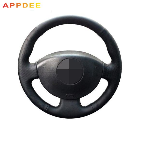 black leather hand-stitched car steering wheel cover for megane 2 2003-2008 kangoo 2008 scenic 2 2003-2009
black leather hand-stitched car steering wheel cover for megane 2 2003-2008 kangoo 2008 scenic 2 2003-2009