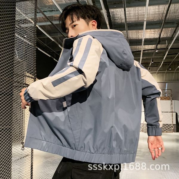 men workwear coat spring and autumn 2019 new style trend versatile jacket men's casual handsome ins popular brand clothes, Black;brown
men workwear coat spring and autumn 2019 new style trend versatile jacket men's casual handsome ins popular brand clothes, Black;brown