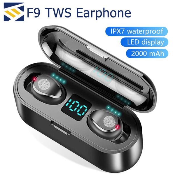 new f9 tws wireless earphone bluetooth 5.0 headphone led display with 2000mah power bank charger headset with mic
new f9 tws wireless earphone bluetooth 5.0 headphone led display with 2000mah power bank charger headset with mic