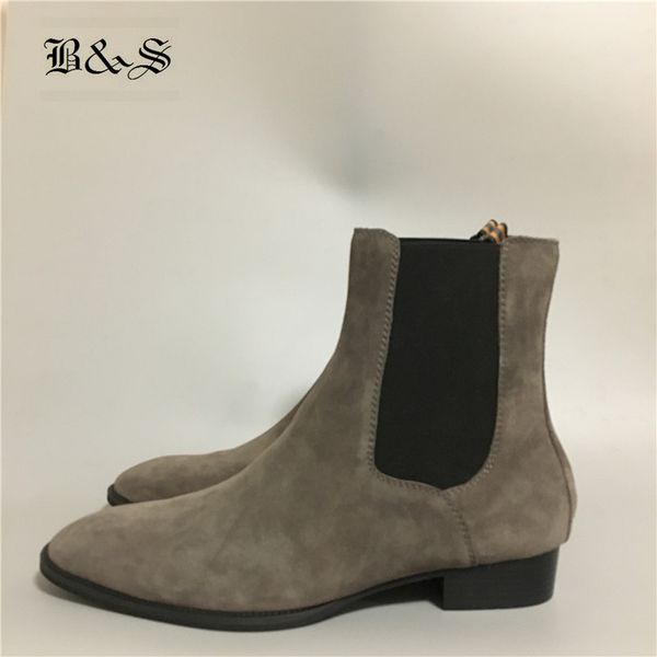black& street new handmade high slim suede leather gray men boots denim kanyewest boots
black& street new handmade high slim suede leather gray men boots denim kanyewest boots