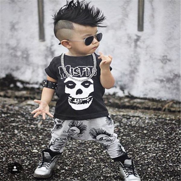 2020 new 0-3y newborn baby boy clothes infant toddler kids black skull t-shirt + pant 2pcs outfit kids clothing set, White
2020 new 0-3y newborn baby boy clothes infant toddler kids black skull t-shirt + pant 2pcs outfit kids clothing set, White