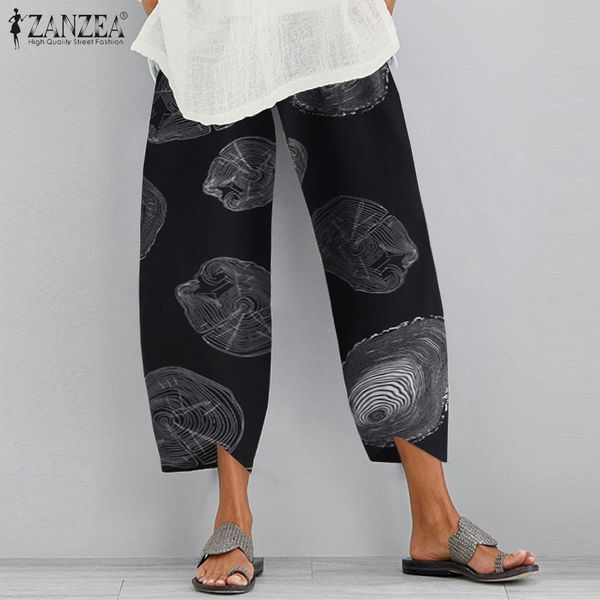 women's pants & capris zanzea vintage elastic waist long trousers summer floral print female casual harem pant pantalon plus size palaz, Black;white
women's pants & capris zanzea vintage elastic waist long trousers summer floral print female casual harem pant pantalon plus size palaz, Black;white