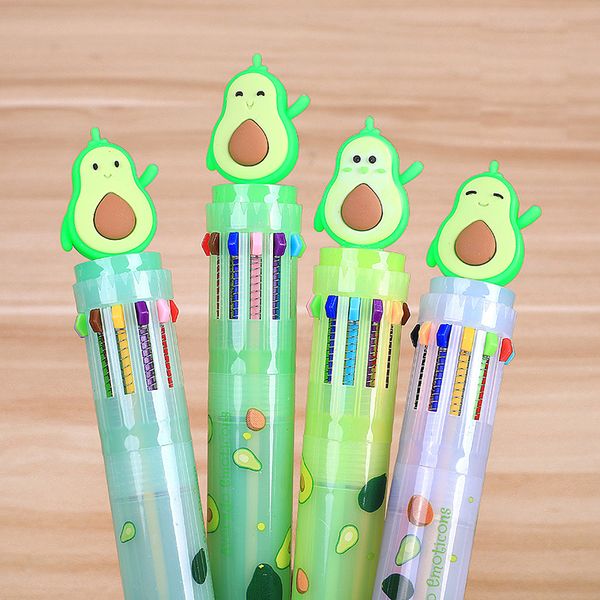fresh 12 colors avocado ballpoint pen cute multicolor roll ball pens school office supply stationery gift papelaria, Blue;orange
fresh 12 colors avocado ballpoint pen cute multicolor roll ball pens school office supply stationery gift papelaria, Blue;orange