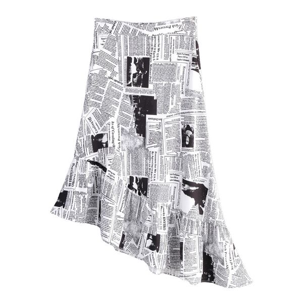 seebeautiful new fashion 2020 spring high waist letter printed stitch ruffles loose a word asymmetry half-body skirt woman q904, Black
seebeautiful new fashion 2020 spring high waist letter printed stitch ruffles loose a word asymmetry half-body skirt woman q904, Black