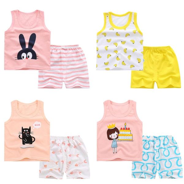 clothes baby tracksuit set girls outfits toddler baby kids girl boys sleeveless cartoon print vest shorts casual set, White
clothes baby tracksuit set girls outfits toddler baby kids girl boys sleeveless cartoon print vest shorts casual set, White
