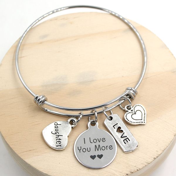 new arrival stainless steel bracelet wire expandable bangle daughter bracelet daughter gifts, Golden;silver
new arrival stainless steel bracelet wire expandable bangle daughter bracelet daughter gifts, Golden;silver