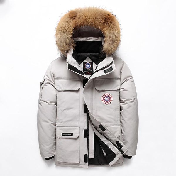 40 cel iu down jacket real fur collar hooded thick parka down coat men winter jacket winter plu ize 4xl now parka overcoat h190929, Black
40 cel iu down jacket real fur collar hooded thick parka down coat men winter jacket winter plu ize 4xl now parka overcoat h190929, Black