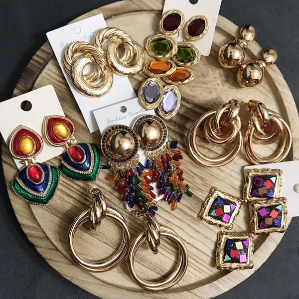 miwens za 32 designs metal resin crystal drop earring women geometric boho trendy dangle earring wholesale handmade jewelry a271, Silver
miwens za 32 designs metal resin crystal drop earring women geometric boho trendy dangle earring wholesale handmade jewelry a271, Silver