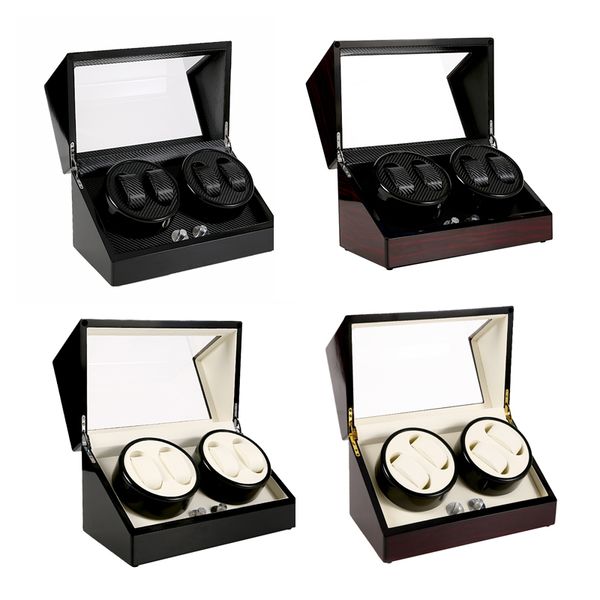 4 automatic watch winder box watches storage jewelry holder display pu leather ultra quiet shaker motor watchwinding box, Black;blue
4 automatic watch winder box watches storage jewelry holder display pu leather ultra quiet shaker motor watchwinding box, Black;blue
