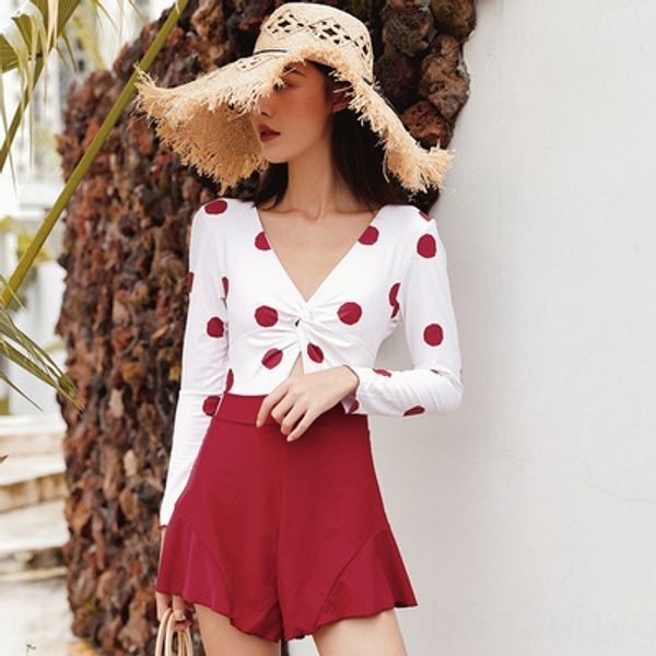 skirt-style one-piece swim belly-covering conservative swimsuit slim flat-angle chest gathering spring swimming suit female, White;black
skirt-style one-piece swim belly-covering conservative swimsuit slim flat-angle chest gathering spring swimming suit female, White;black