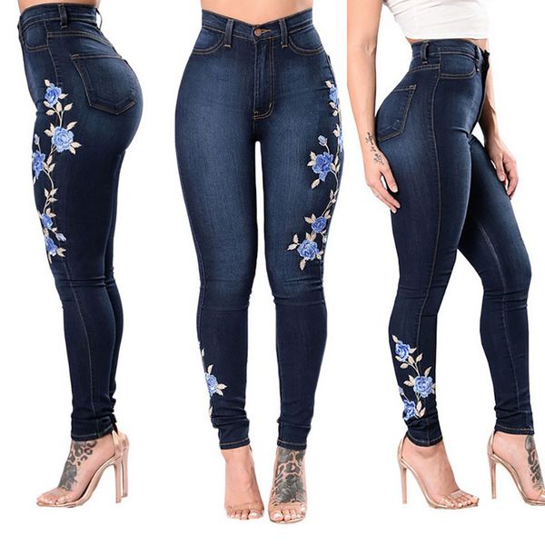 feitong women stretch jeans female mid waist stretch slim pencil pants bottoms feminino skinny pants women trousers, Blue
feitong women stretch jeans female mid waist stretch slim pencil pants bottoms feminino skinny pants women trousers, Blue