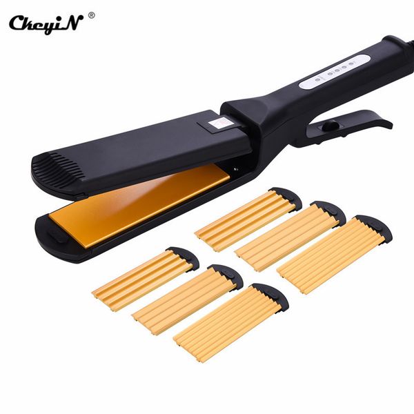 4 in1 corrugated hair straightening iron styling tools hair crimper curlers professional curling iron hair corn wave chapinha
4 in1 corrugated hair straightening iron styling tools hair crimper curlers professional curling iron hair corn wave chapinha