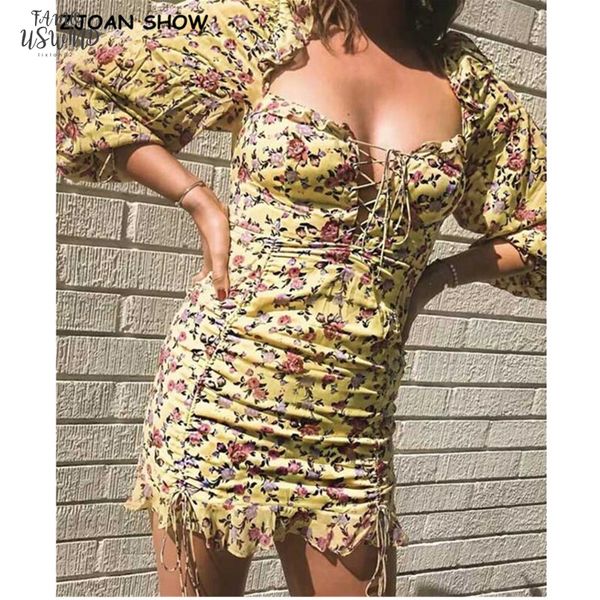 2020 yellow floral print summer dress ruffle detail long mini short dress for women tie neckline party dresses, Black;gray
2020 yellow floral print summer dress ruffle detail long mini short dress for women tie neckline party dresses, Black;gray