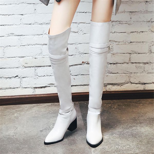 dilalula autumn winter women's knight boots over knee thigh high boots ladies 2019 high heels riding shoes woman 32 48, Black
dilalula autumn winter women's knight boots over knee thigh high boots ladies 2019 high heels riding shoes woman 32 48, Black