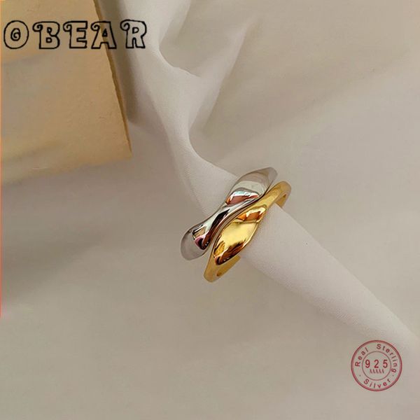 cluster rings obear silver ring simple punk vintage for women 100% 925 sterling jewelry girls adjustable geometric size, Golden;silver
cluster rings obear silver ring simple punk vintage for women 100% 925 sterling jewelry girls adjustable geometric size, Golden;silver