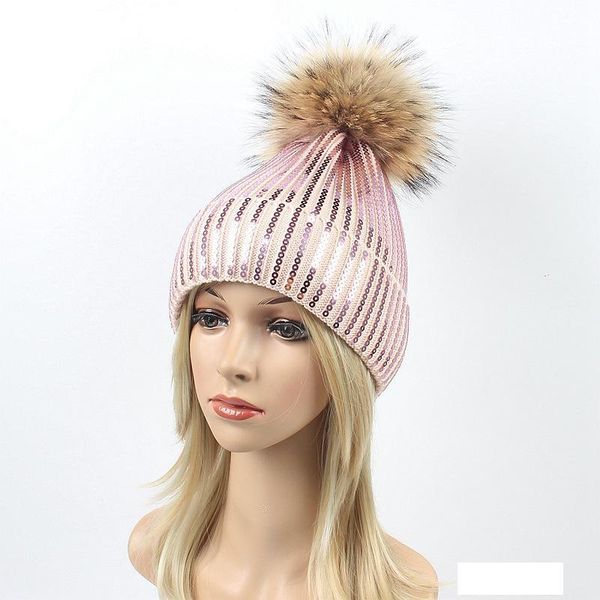 sequins embroidery winter hats women raccoon fur pom pom hat female girl wool knitted beanies paillette gravity falls cap ljja2816, Blue;gray
sequins embroidery winter hats women raccoon fur pom pom hat female girl wool knitted beanies paillette gravity falls cap ljja2816, Blue;gray