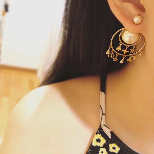 c1321 korean tideway accessories fashion asymmetrical size pearl large circle earrings all letters exquisite star flowers tassel eardrop, Golden;silver
c1321 korean tideway accessories fashion asymmetrical size pearl large circle earrings all letters exquisite star flowers tassel eardrop, Golden;silver