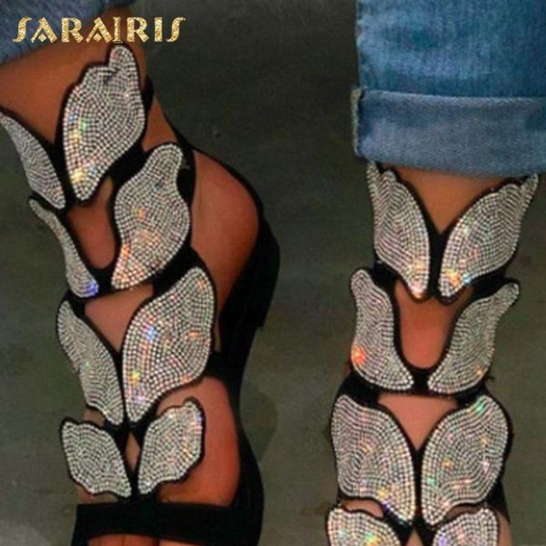 sarairis 2020 new design large size 43 novelty bling shoes women sandals peep toe crystal summer casual gladiator sandals, Black
sarairis 2020 new design large size 43 novelty bling shoes women sandals peep toe crystal summer casual gladiator sandals, Black