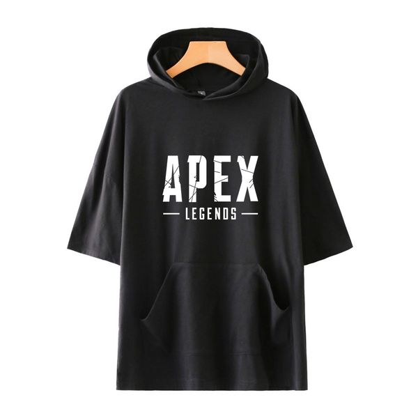 2019 apex legendse men and women hooded tshirt solid color tshirts summer short sleeve fashion sala cool hooded top, White
2019 apex legendse men and women hooded tshirt solid color tshirts summer short sleeve fashion sala cool hooded top, White