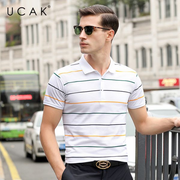 ucak brand striped cotton t shirt homme summer short sleeve tshirt men cltohes streetwear turn-down collar t-shirt men u5234, White;black
ucak brand striped cotton t shirt homme summer short sleeve tshirt men cltohes streetwear turn-down collar t-shirt men u5234, White;black