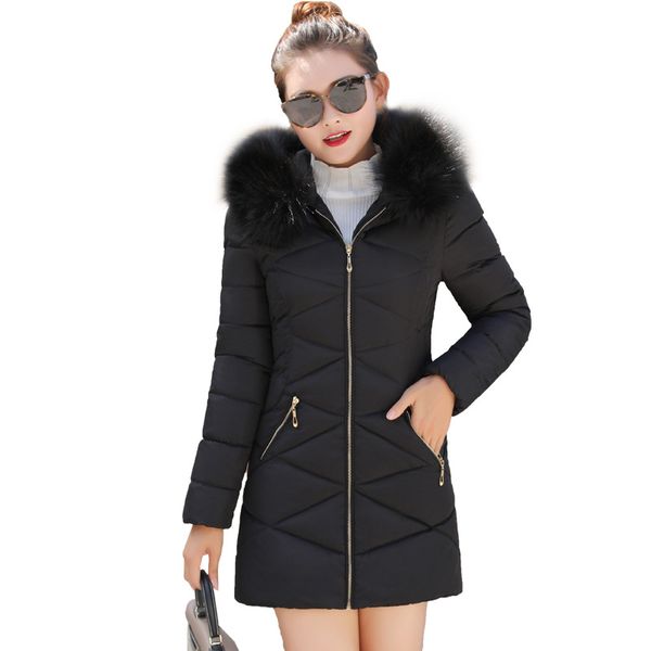 2019 real down parka women jacket winter female medium long cotton big hair heavy slim padded jacket, Tan;black
2019 real down parka women jacket winter female medium long cotton big hair heavy slim padded jacket, Tan;black