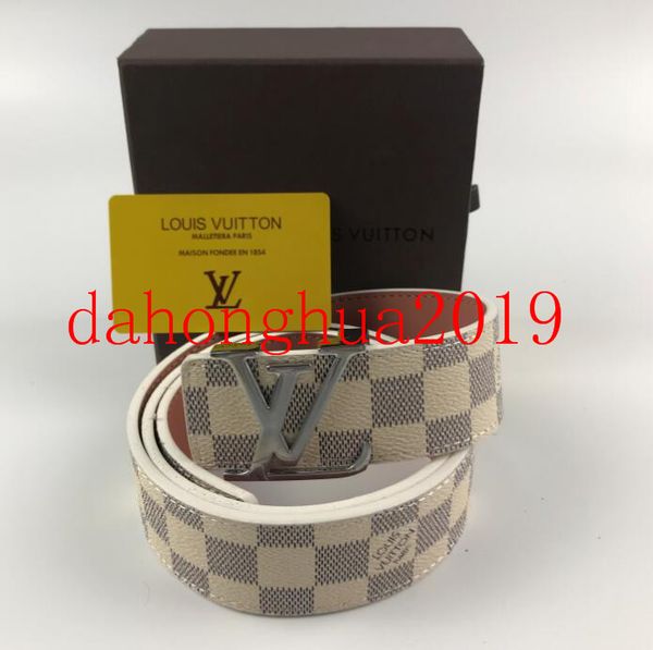 with box men's designers belt ladies belt louis vuitton ceinture homme leather belt gold buckle s1, Black;brown
with box men's designers belt ladies belt louis vuitton ceinture homme leather belt gold buckle s1, Black;brown