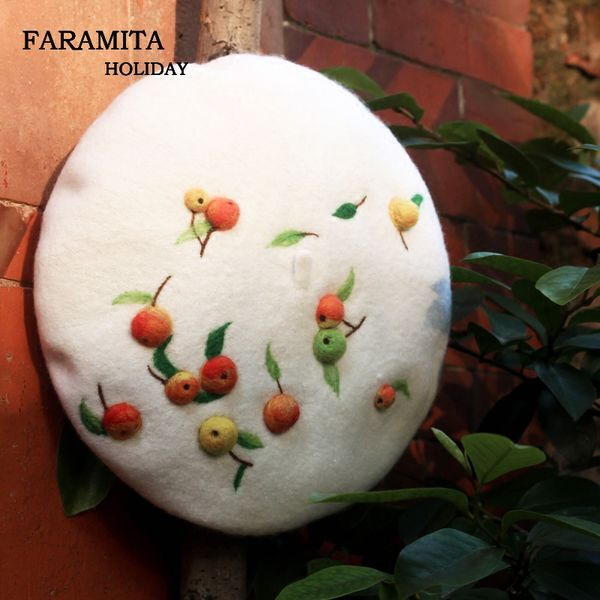 faramita holiday women kids berry bacca wool felt french berets headwear painter hats round vintage beret girls fashion hat caps, Blue;gray
faramita holiday women kids berry bacca wool felt french berets headwear painter hats round vintage beret girls fashion hat caps, Blue;gray