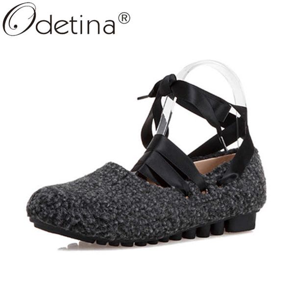 odetina women fashion lace up loafers flat low heel casual shoes ladies new faux fur round toe ankle strap non-slip ballet flats, Black
odetina women fashion lace up loafers flat low heel casual shoes ladies new faux fur round toe ankle strap non-slip ballet flats, Black