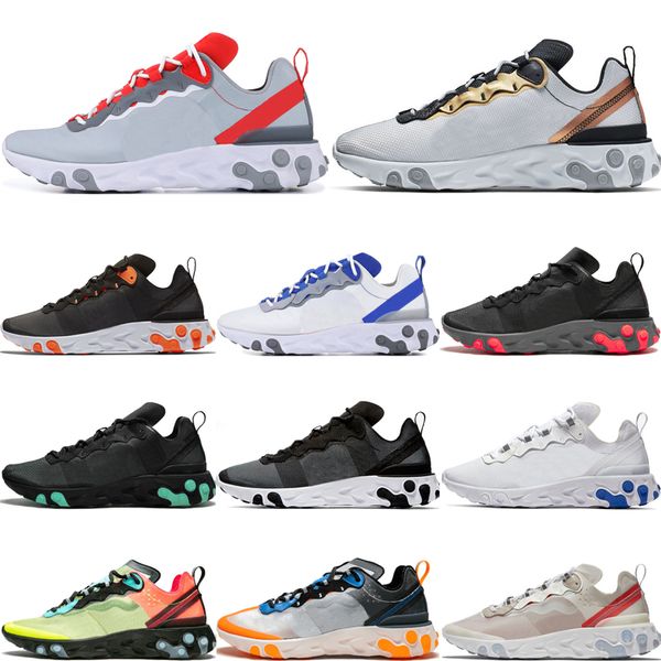 wholesale metallic gold 87 react element 55 running shoes for men women triple black sail grey royal royal tint red sail mens trainers 
wholesale metallic gold 87 react element 55 running shoes for men women triple black sail grey royal royal tint red sail mens trainers