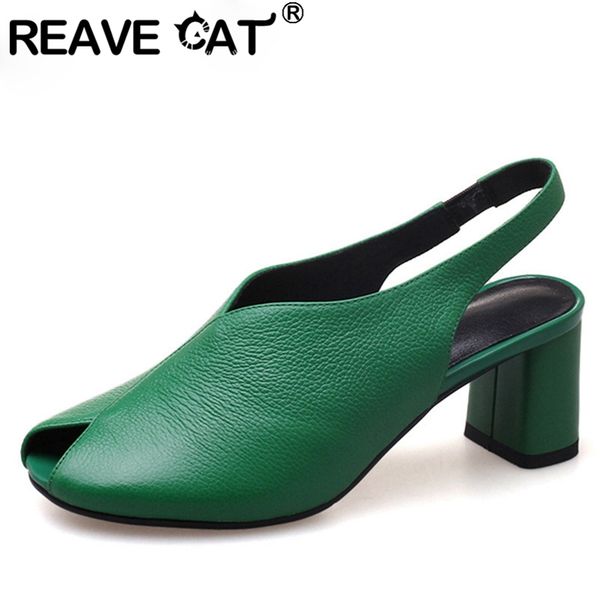reave cat women sandals heel summer open toe genuine leather shoes woman sandalias ladies gladiator retro pumps sandals a2926, Black
reave cat women sandals heel summer open toe genuine leather shoes woman sandalias ladies gladiator retro pumps sandals a2926, Black